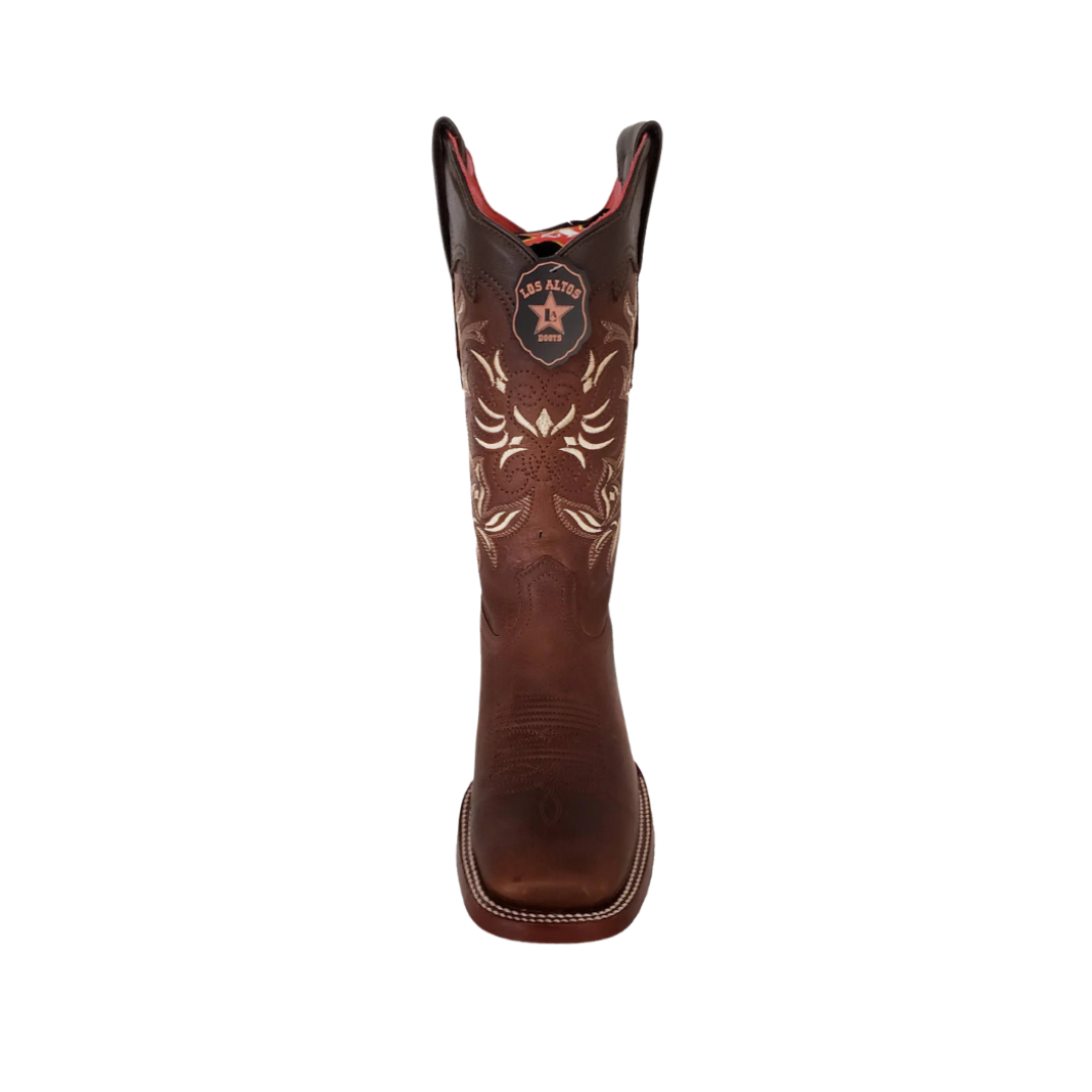 Los Altos Women's Rage Western Square Brown Boots