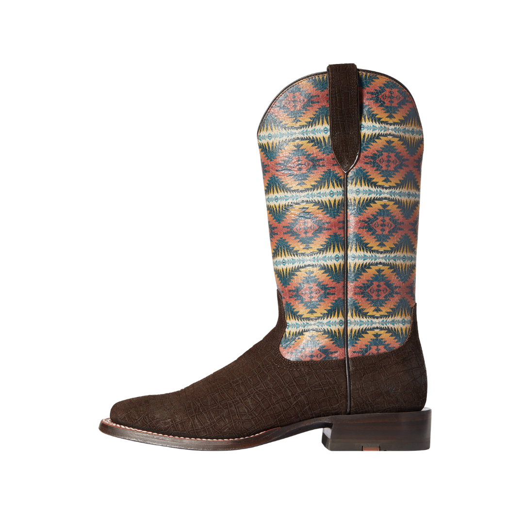 Ariat Men's Circuit Pendleton Dark Coffee Boots