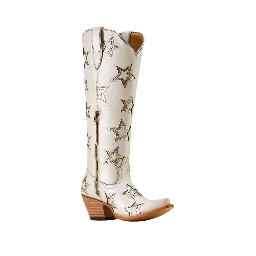 Ariat Women's Casanova Star Western Pearl Ivory Boots