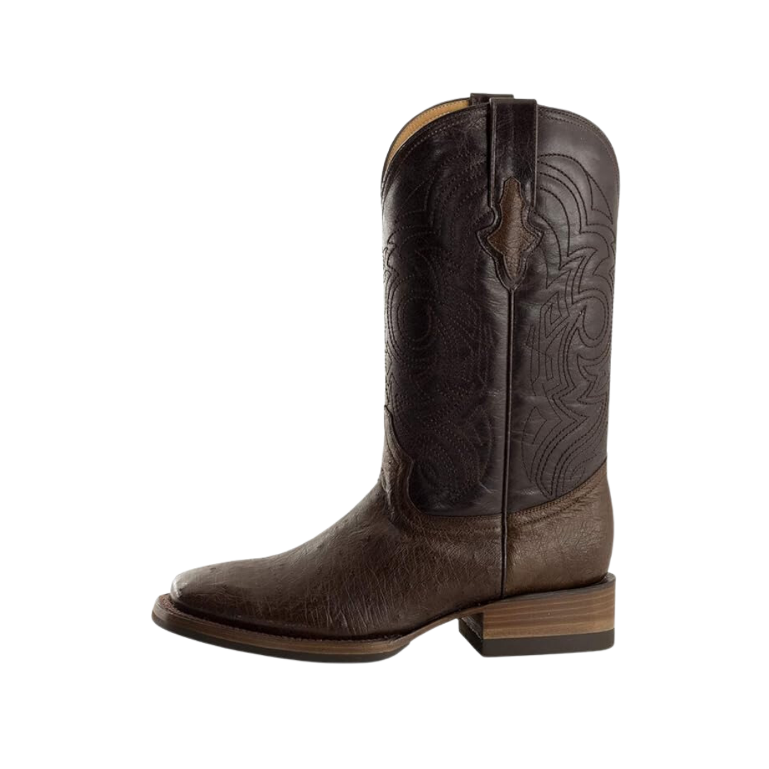 Pecos Bill Women's Smooth Ostrich Brown Boots