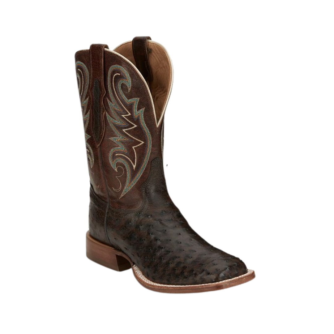 Tony Lama Men's Sienna Exotic Full Quill Brown Boots