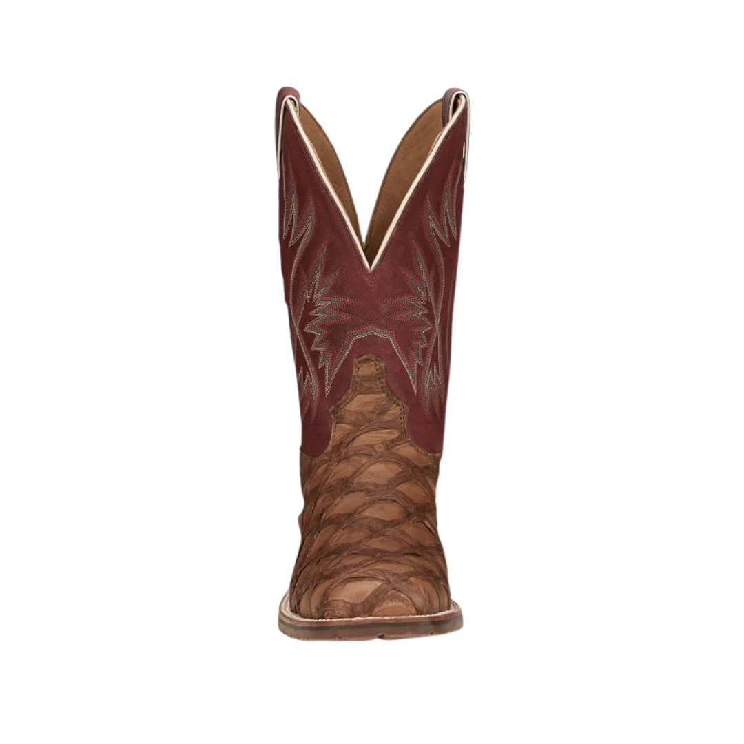 Tony Lama Men's Prescott Piraruco Brown Boots