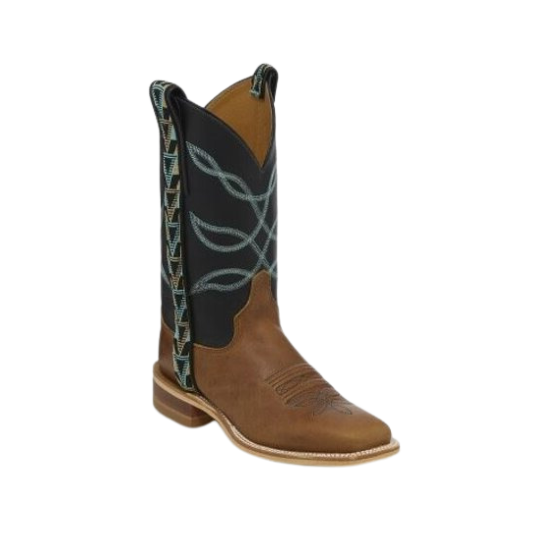 Justin Women's Kenedy Ribbon Burnished Tan Boots