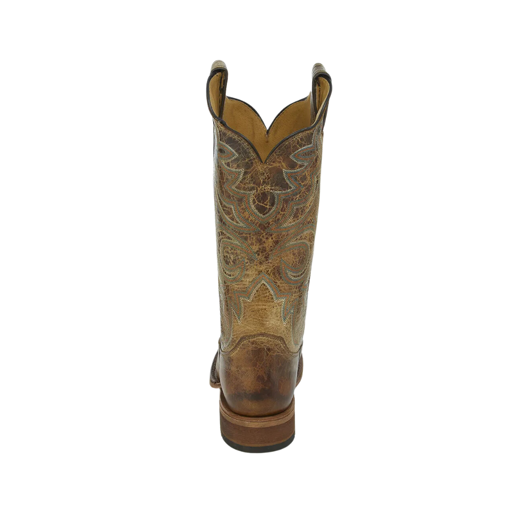Justin Women's Katia Western Tan Distressed Boots