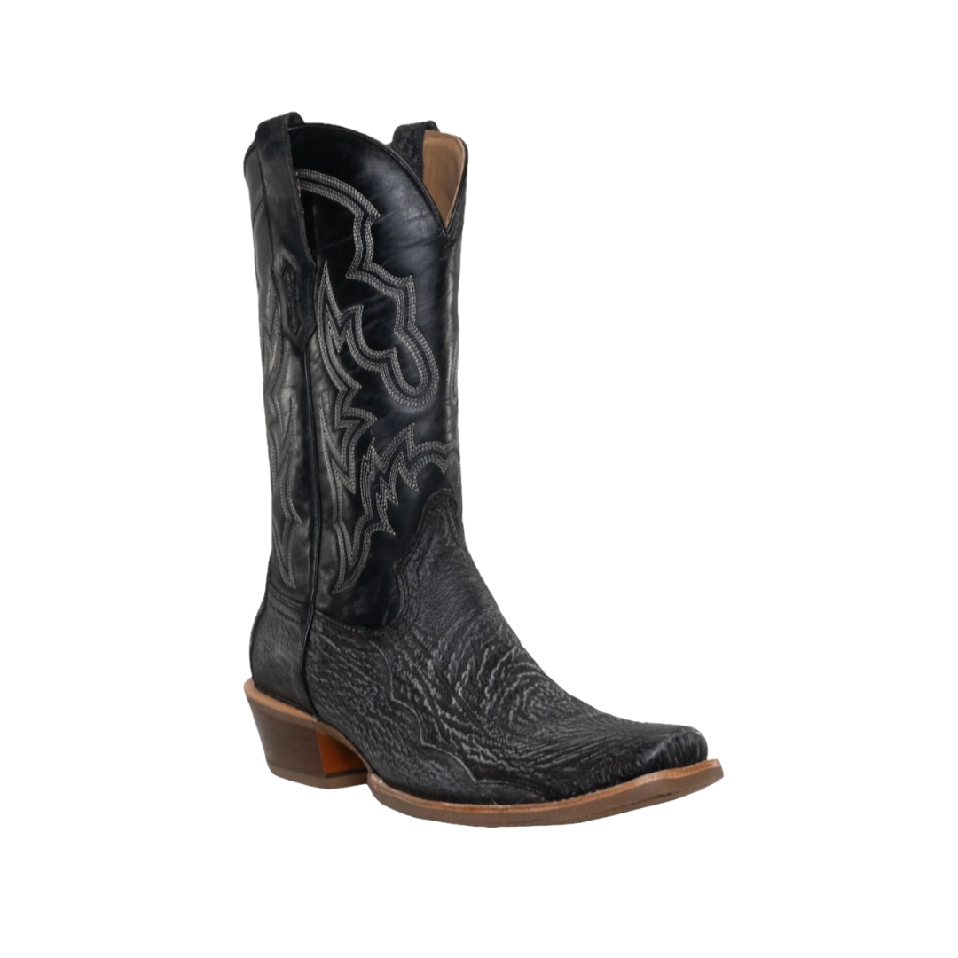Corral Men's Shark Horseman Toe Western Black Boots