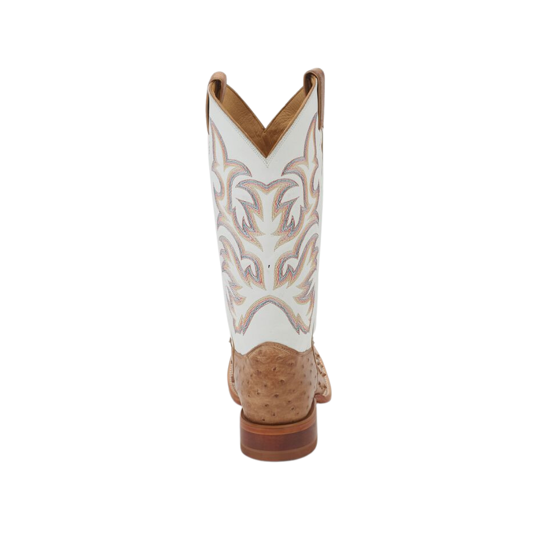 Justin Men's Pascoe Ostrich Square Tan Boots