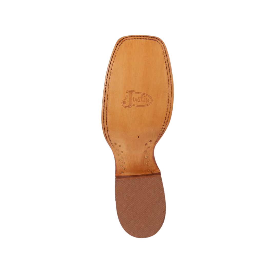 Justin Men's Pascoe Ostrich Square Tan Boots