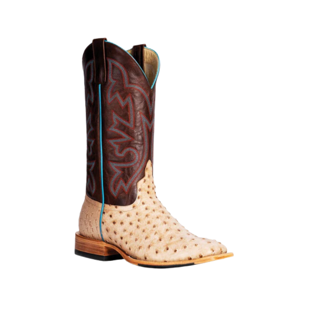 Horse Power Men's Anderson Bean Bruciato Ostrich Boots