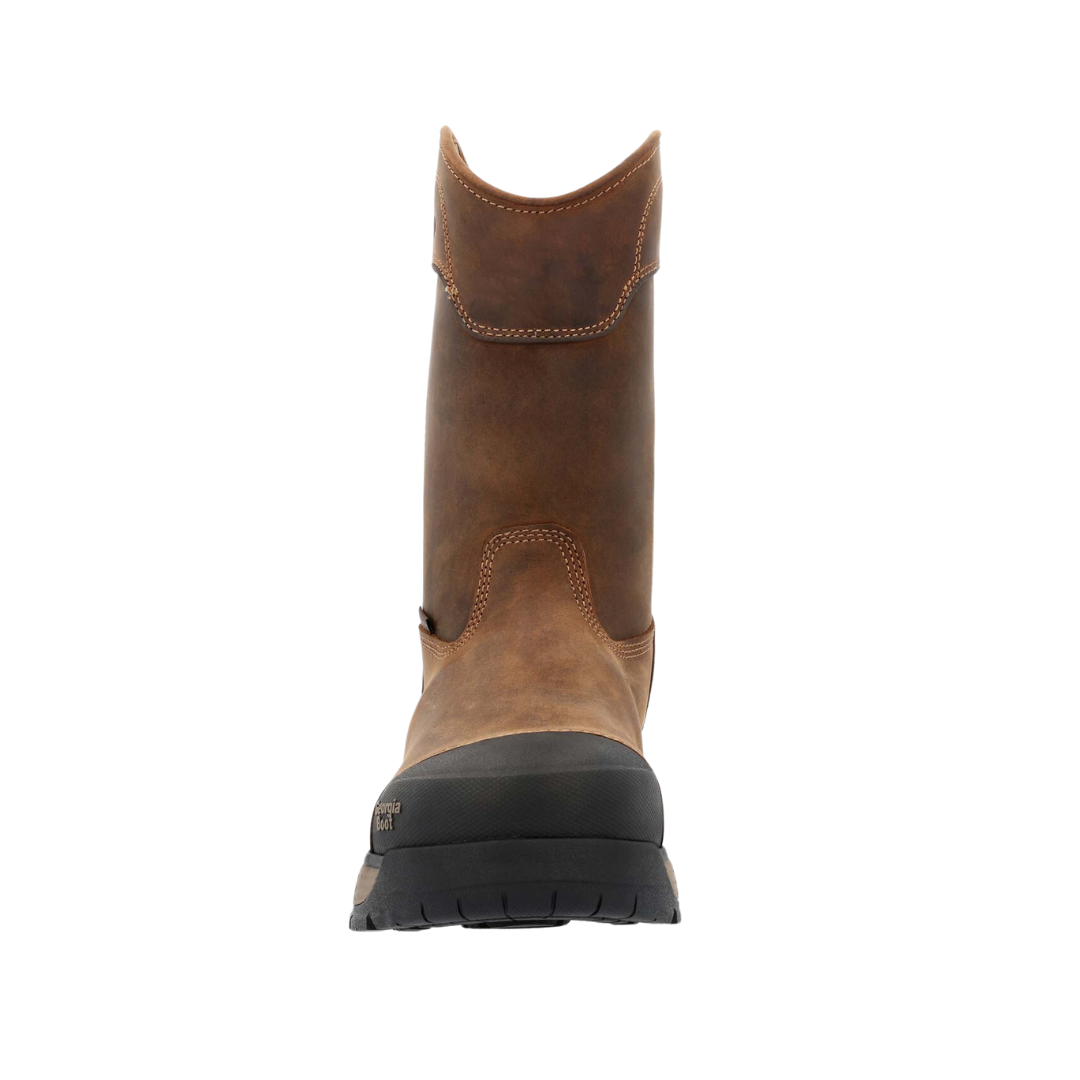 Rocky Men's Durablend Edge Alloy Toe Work Brown Boot