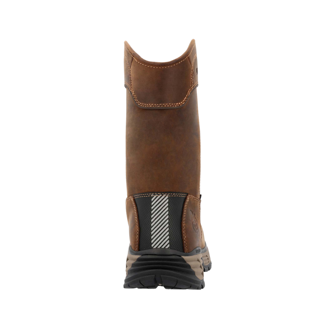 Rocky Men's Durablend Edge Alloy Toe Work Brown Boot