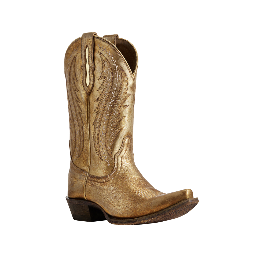 Ariat Women's Tailgate Western Distressed Gold Boots