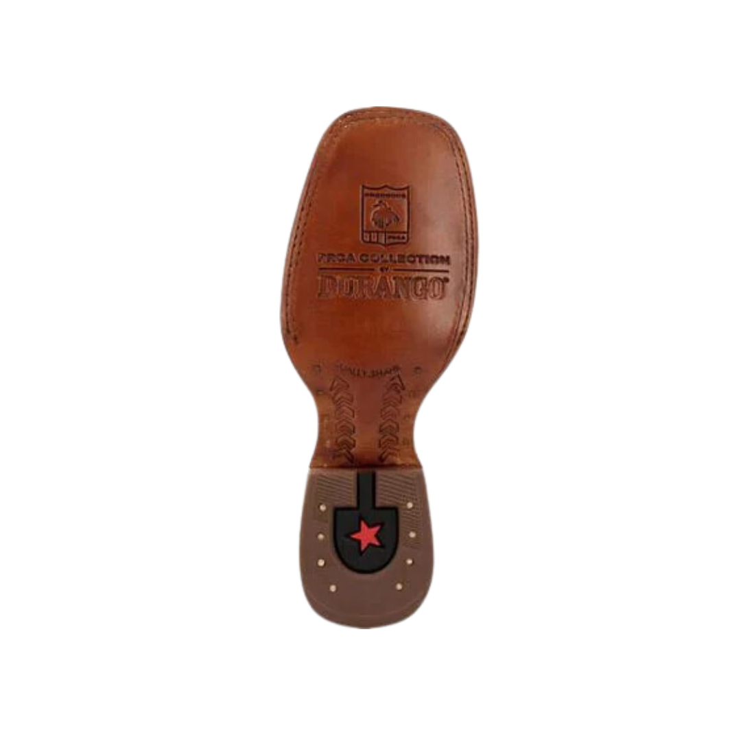 Rocky Boot Unisex Durango Collection Caiman Belly Western Cognac And Cigar Boots