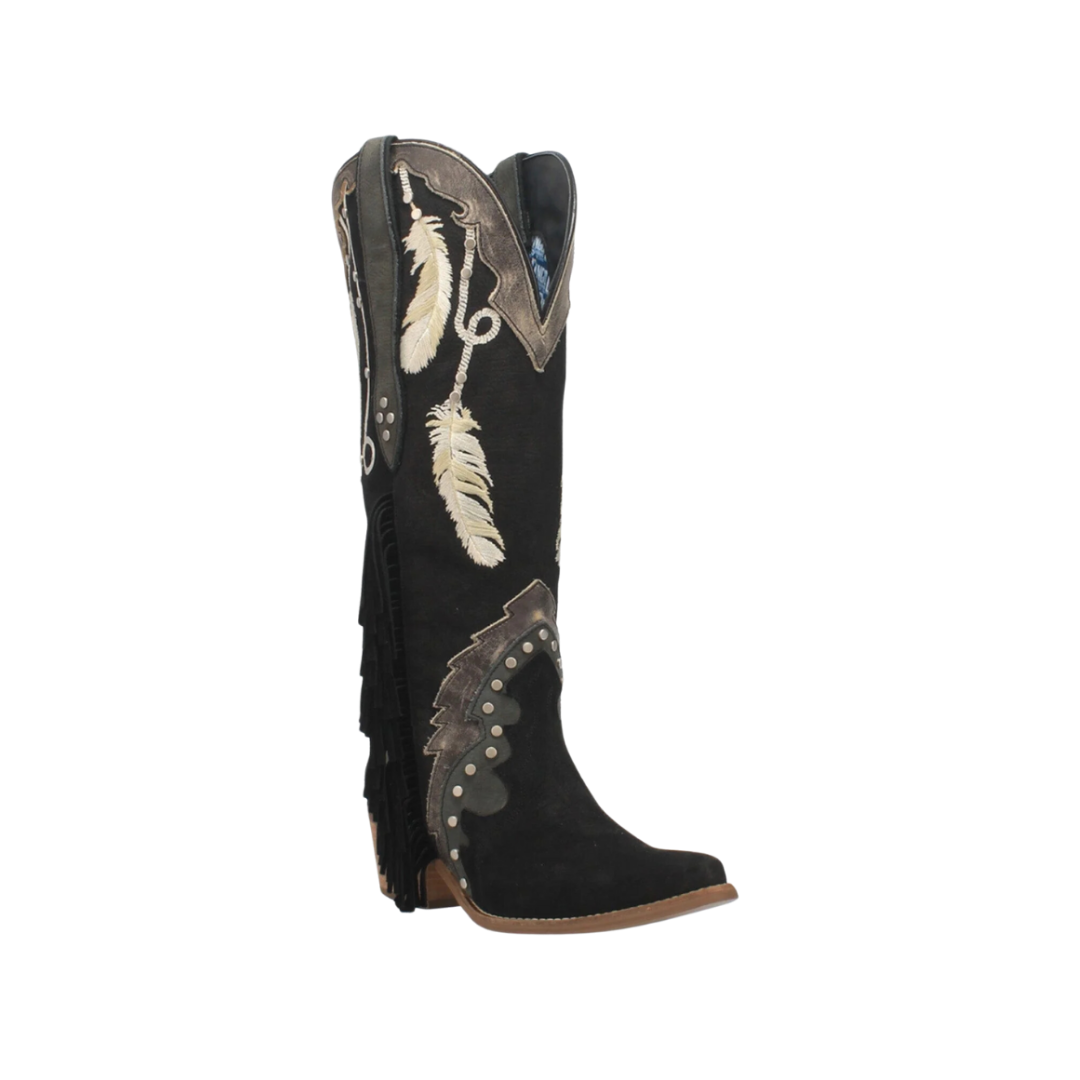 Dan Post Women's Dream Catcher Leather Black Boots