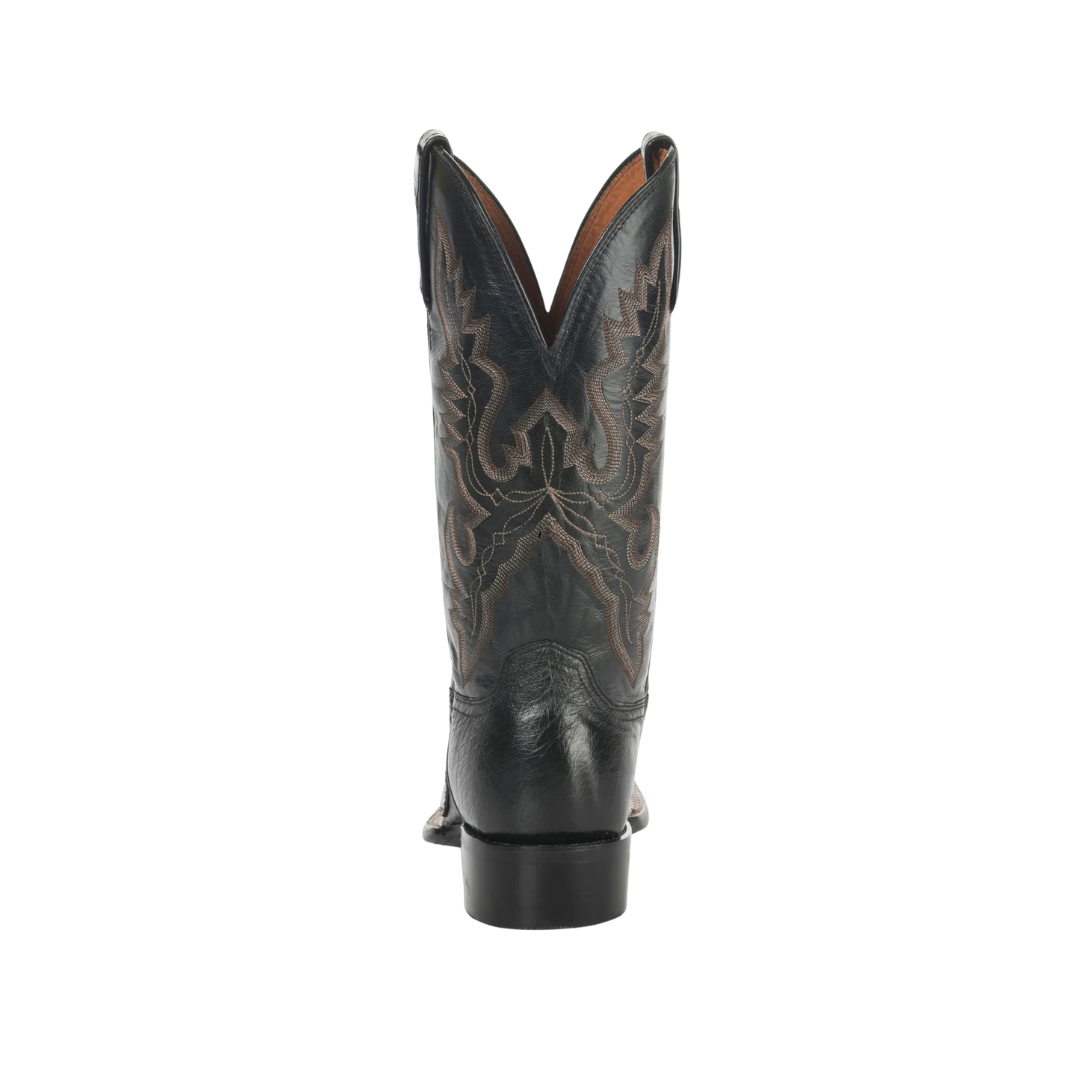 Lucchese Men's Caiman Exotic Western Black Boots
