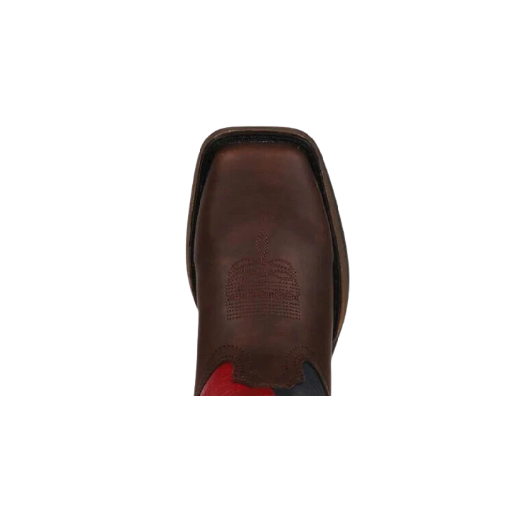 Durango Youth Boy's Texas Flag Brown Boots