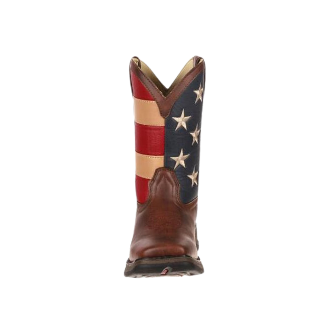 Rocky Youth Boy's Patriotic Western Flag Boots