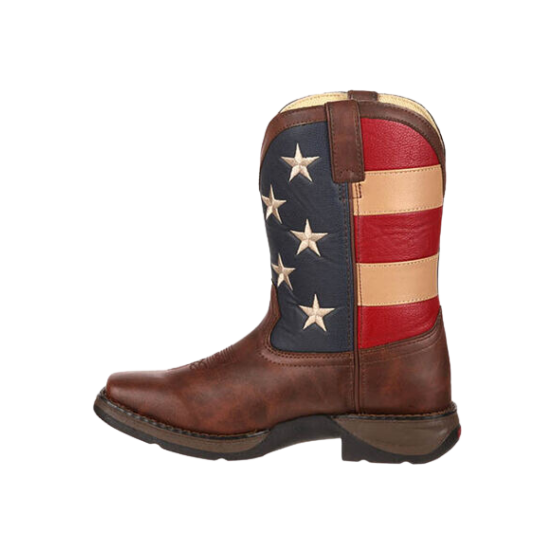 Rocky Youth Boy's Patriotic Western Flag Boots