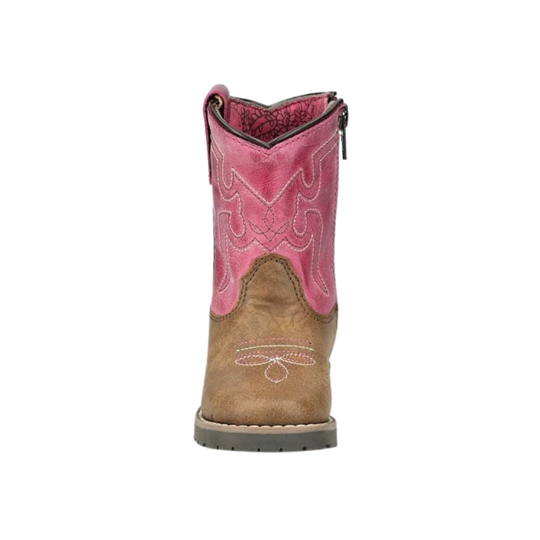 Smoky Mountain Toddler Girl's Autry Western Pink Boots