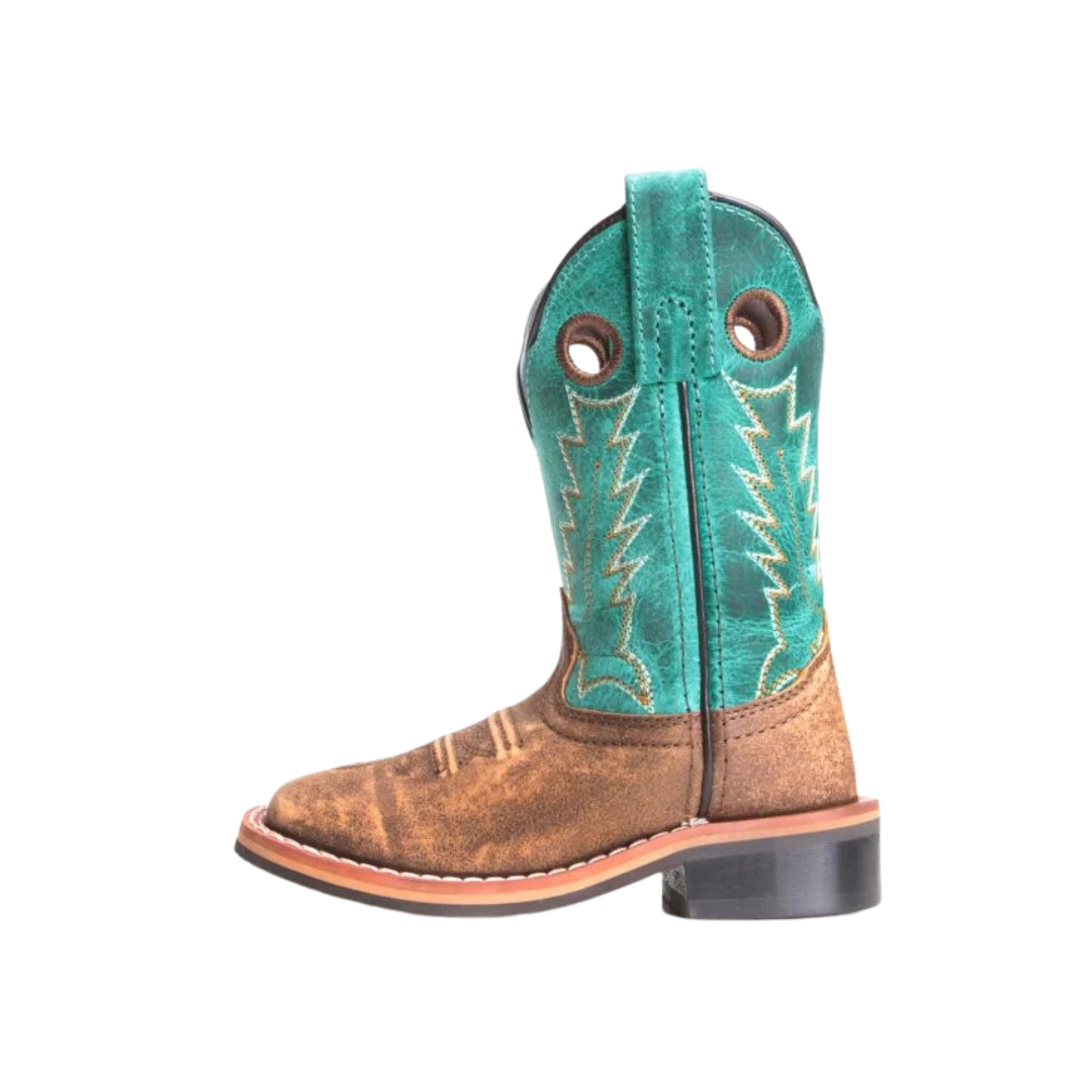 Smoky Mountain Youth Boy's Cowboy Turquoise Boots