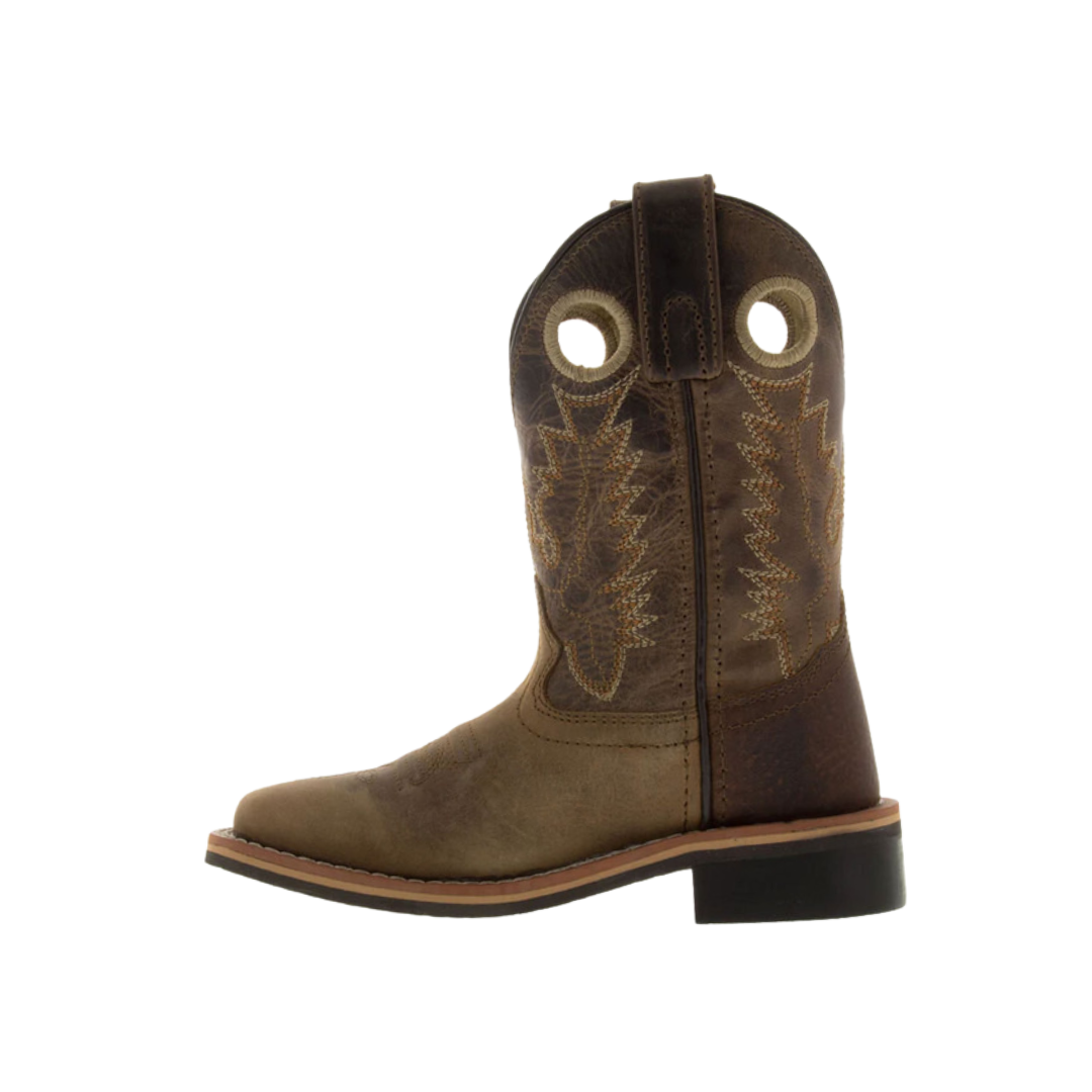 Smoky Mountain Youth Boy's Jesse Western Square Brown Boots
