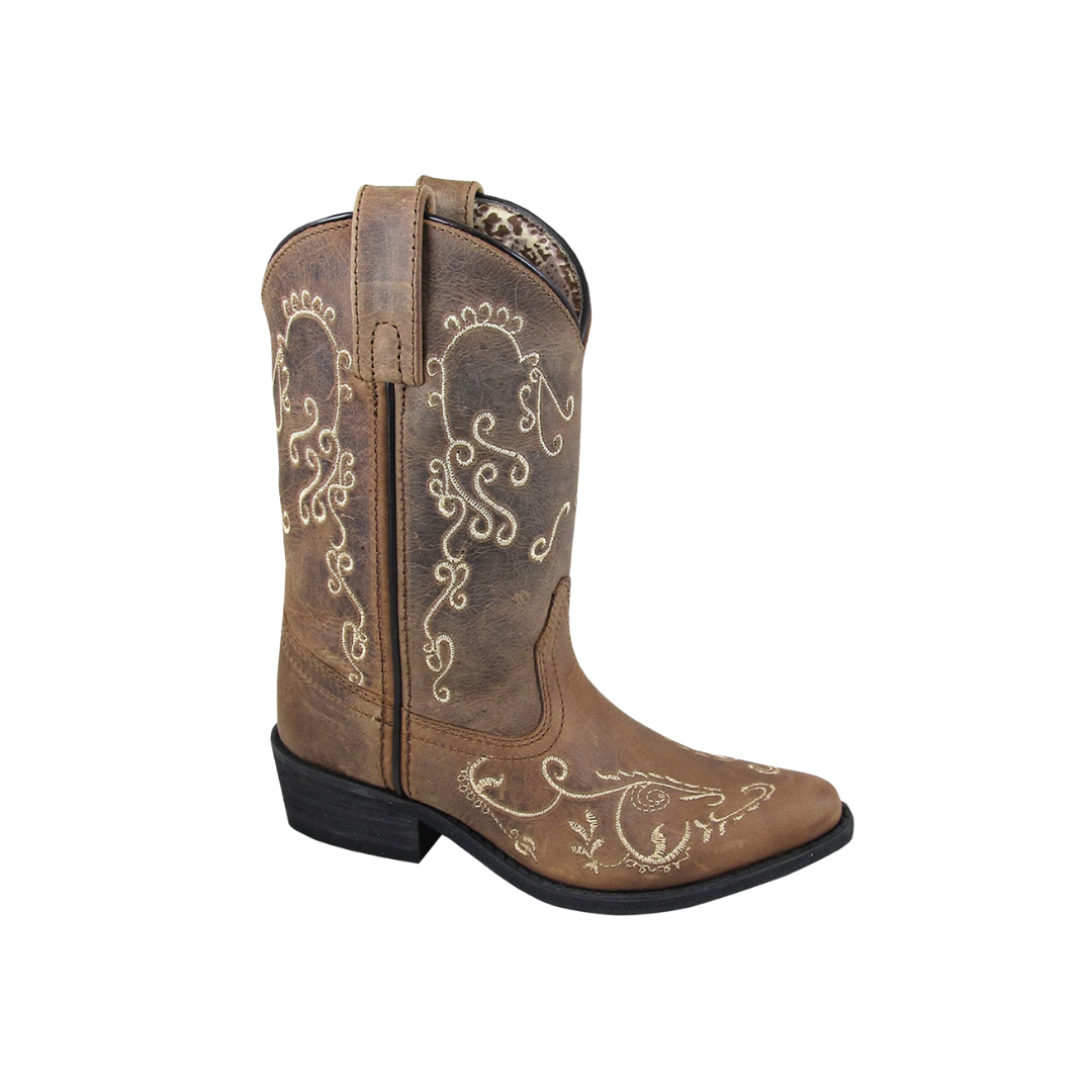 Smoky Mountain Youth Girl's Jolene Western Light Brown Boots