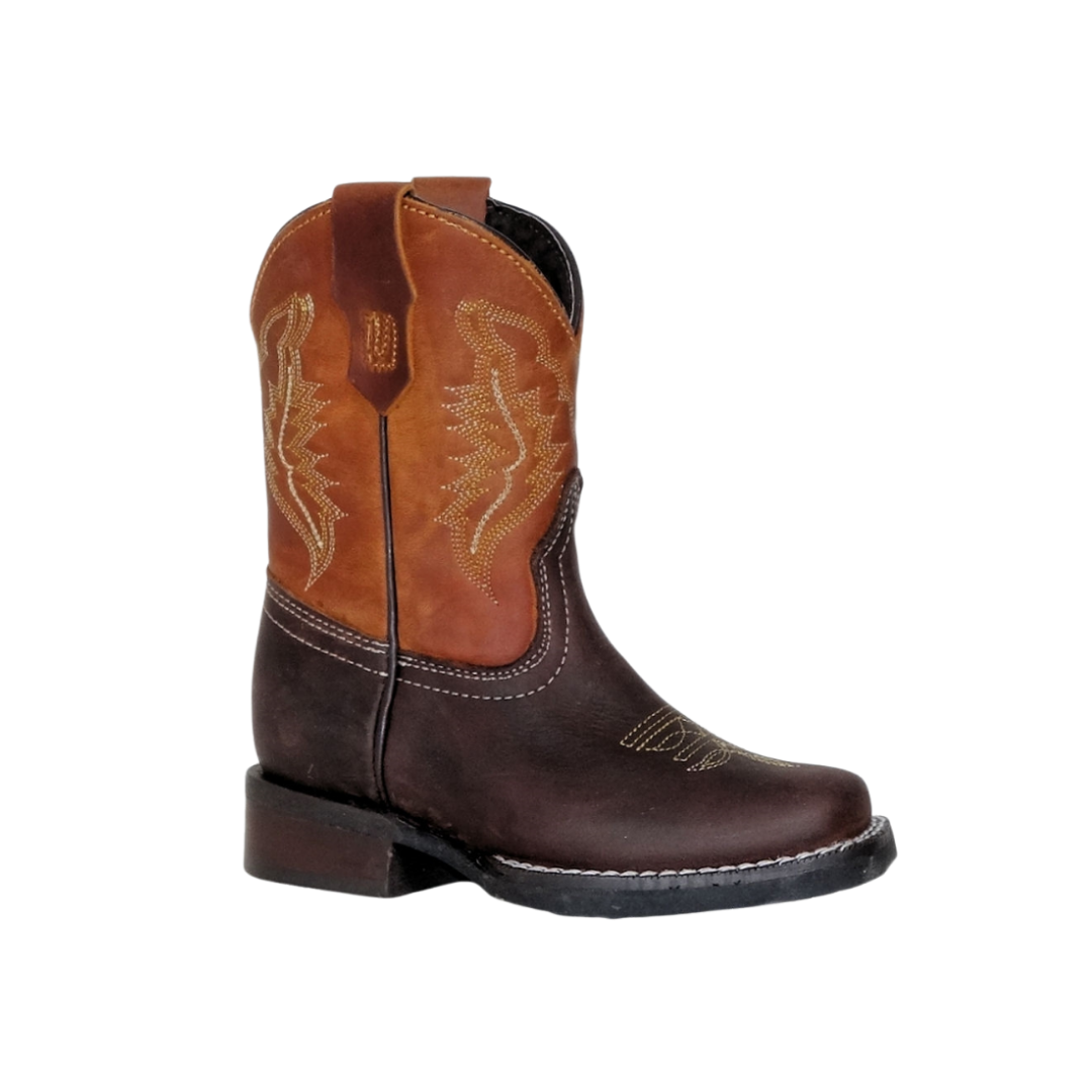 International M Youth Kid's Brown & Orange Boots