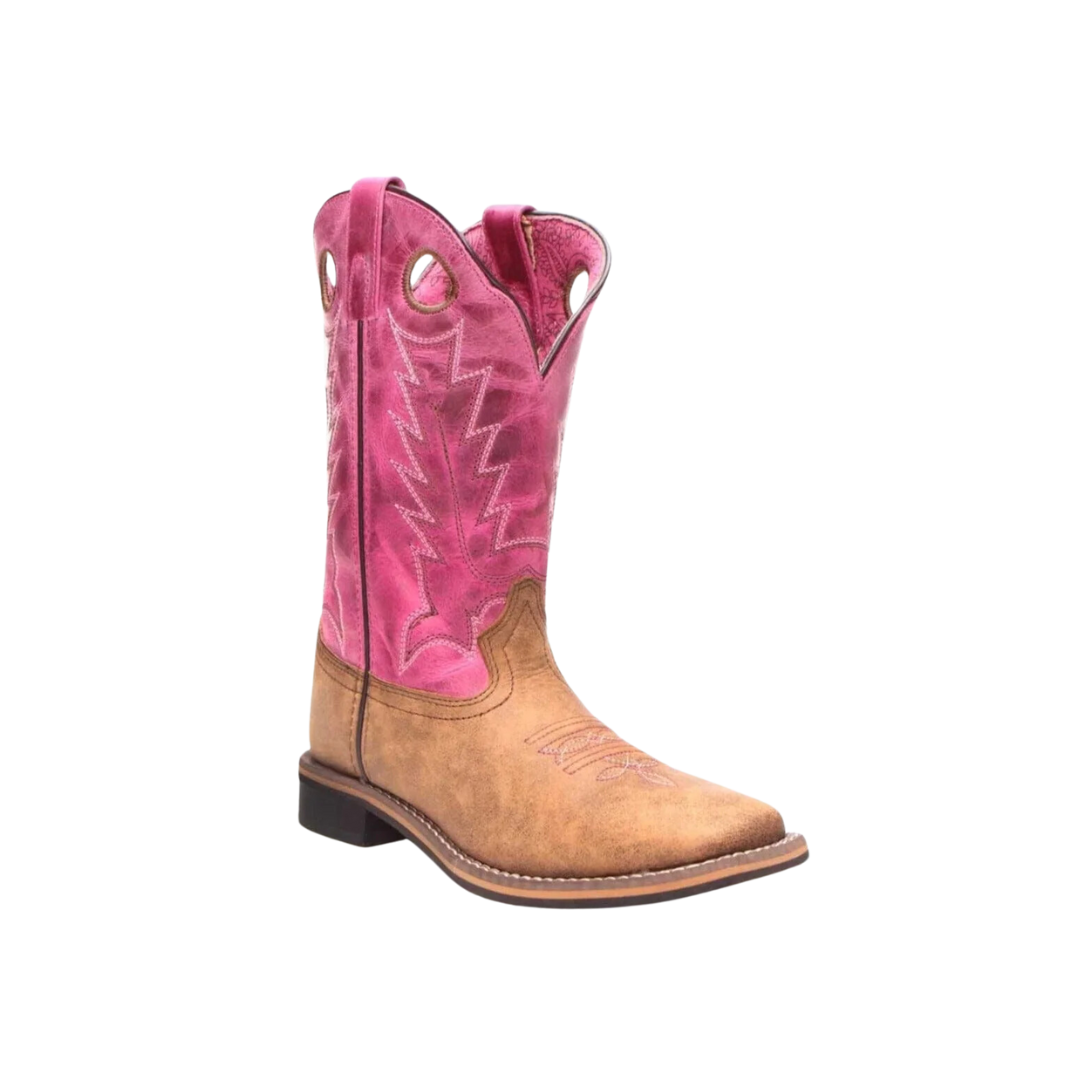 Smoky Mountain Youth Girl's Cowboy Pink Boots