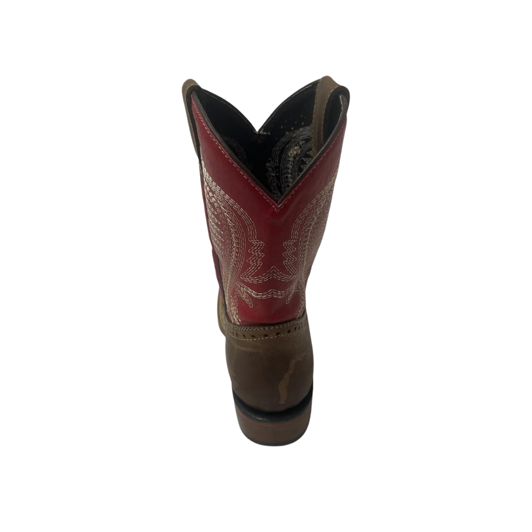 Pecos Bill Toddler Girl's Rodeo Red Boots