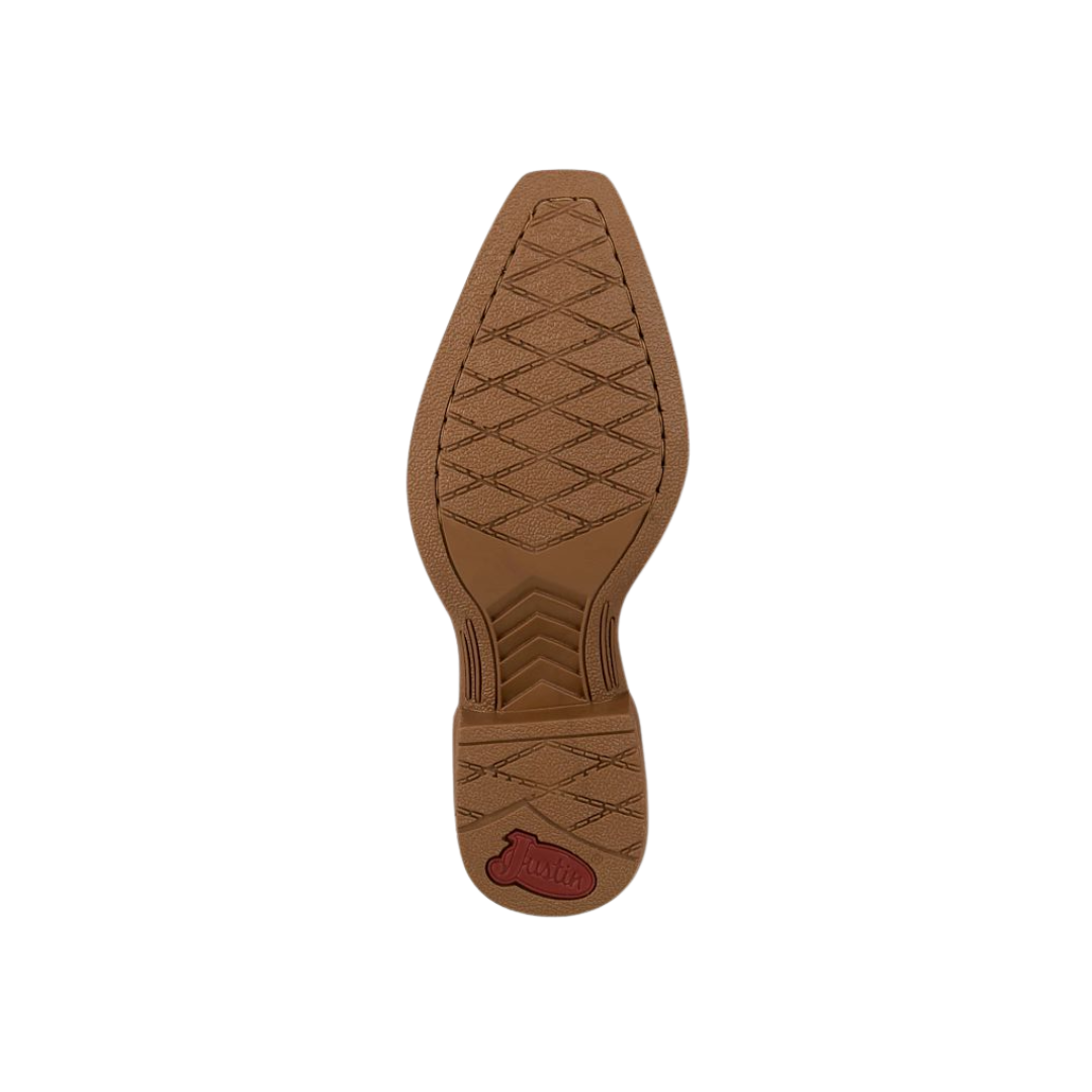 Justin Youth Girl's Bronci Snip Toe Pink Boots