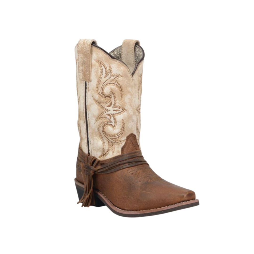Dan Post Youth Girl's Lil Myra Square Cowgirl Brown Boots