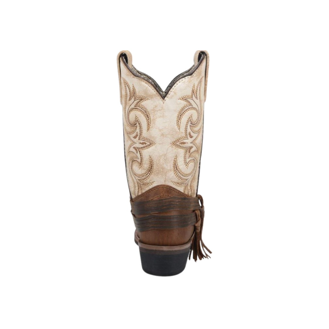Dan Post Youth Girl's Lil Myra Square Cowgirl Brown Boots