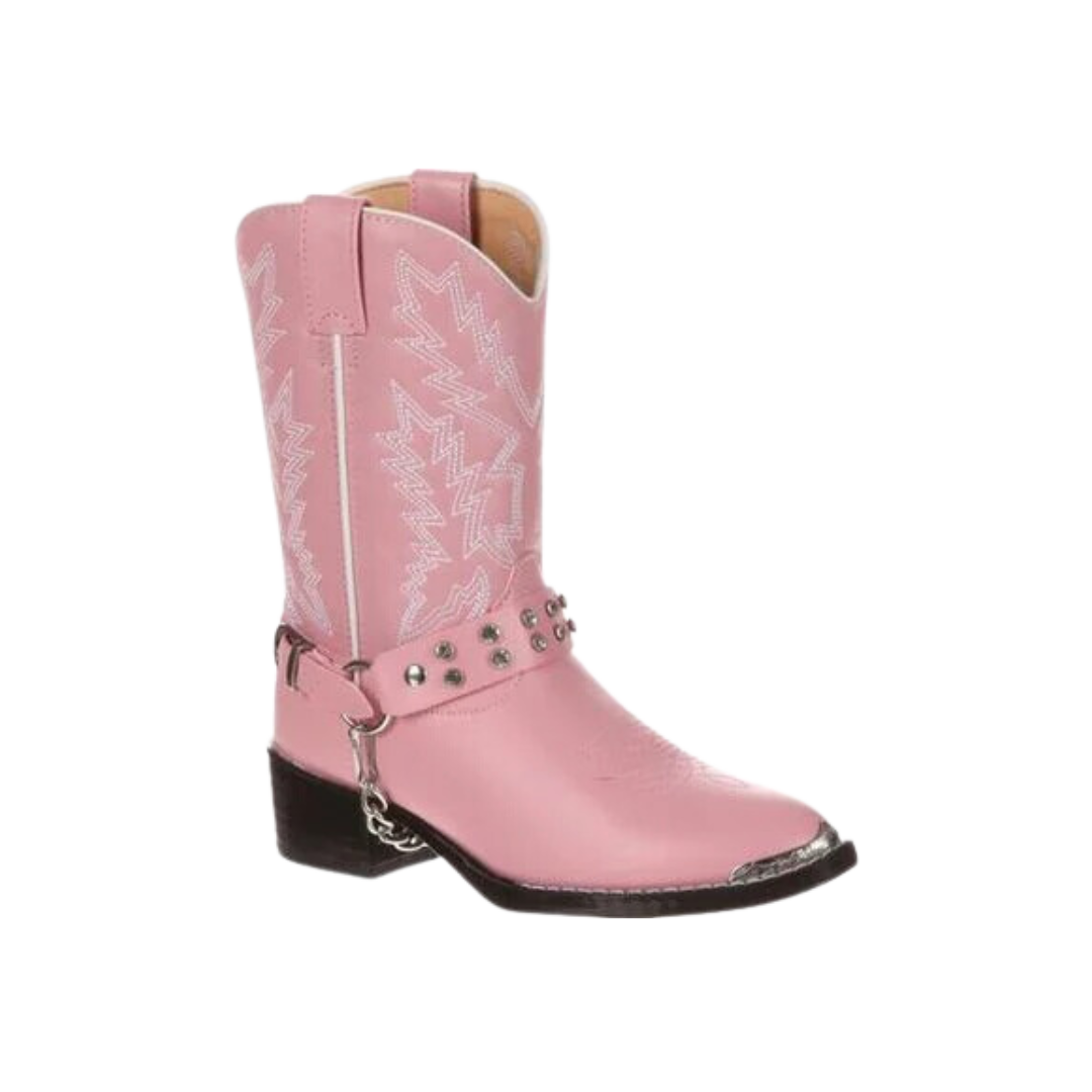 Durango Youth Girl's Patriotic Flag Pink Boots