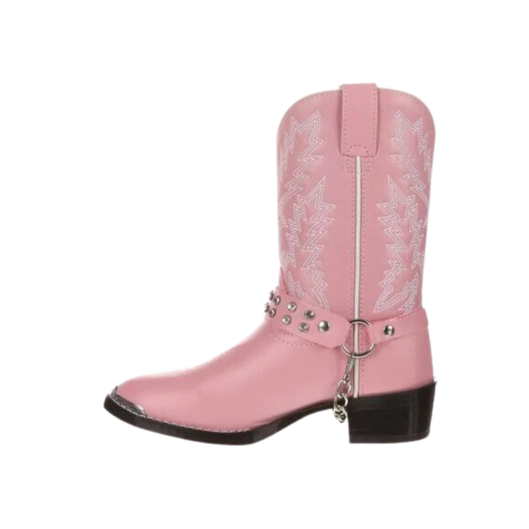 Durango Youth Girl's Patriotic Flag Pink Boots