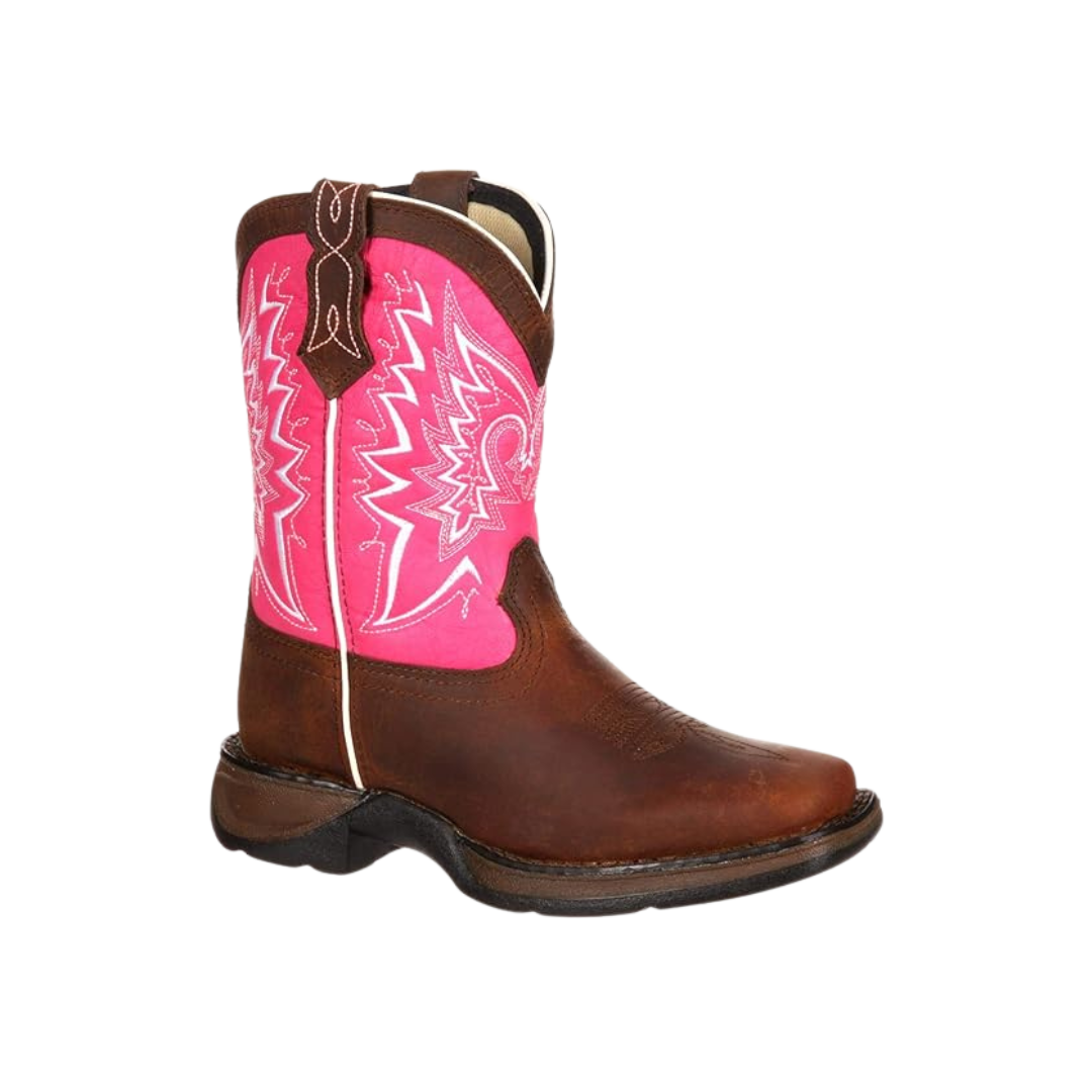 Durango Youth Girl's Lil' Let Love Fly Pink Boots