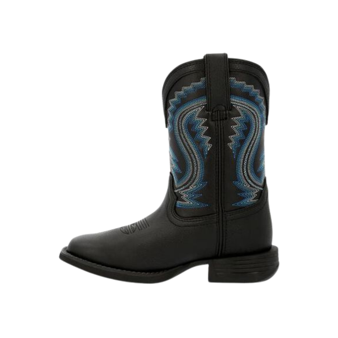 Durango Youth Unisex Onyx Western Black Boots