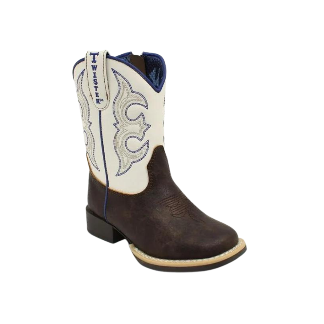 Twister Toddler Boy's Joshua Western Brown Boots