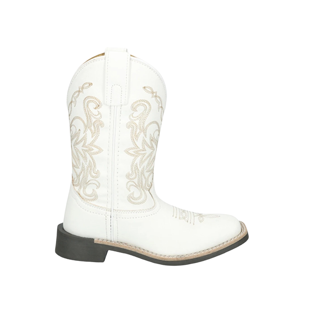 Smoky Mountain Toddler Girl's Western Bonnie White Boots