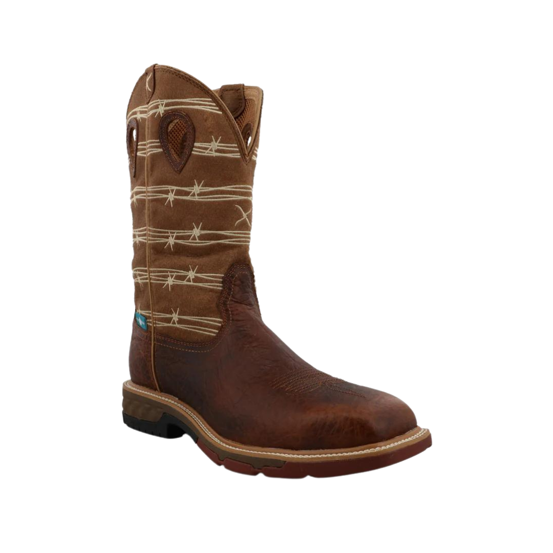 Twisted X Men's Western Work Brown Boot