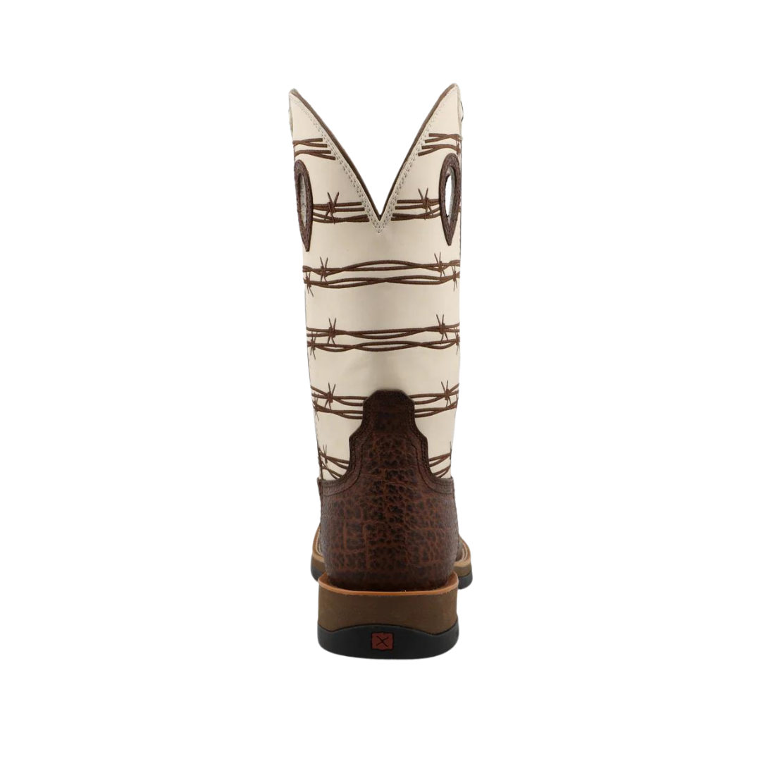 Twisted X Men's Elephant Print Bone Brown Boots