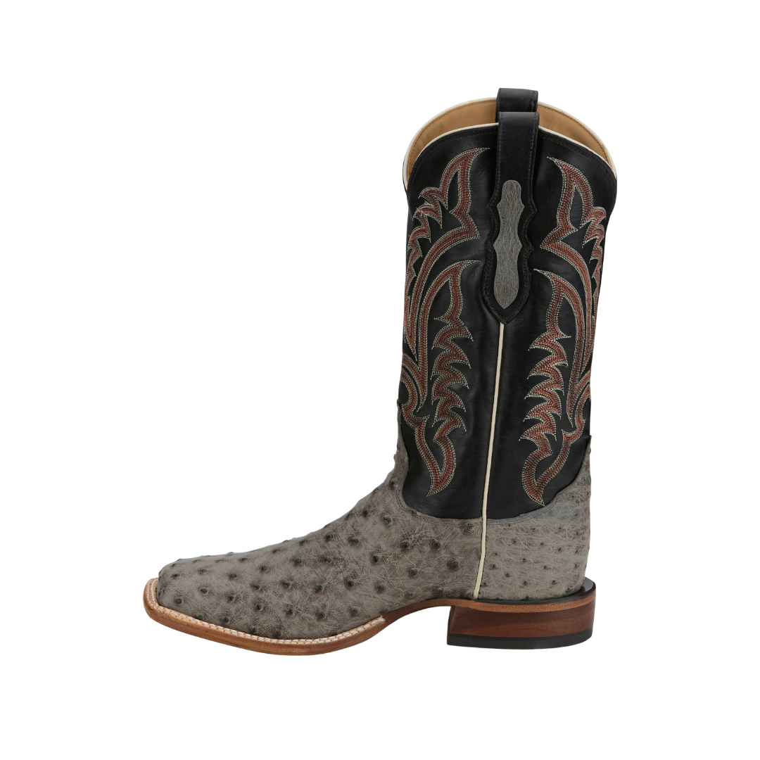 Tony Lama Men's Serpentine Ostrich Brown Boots