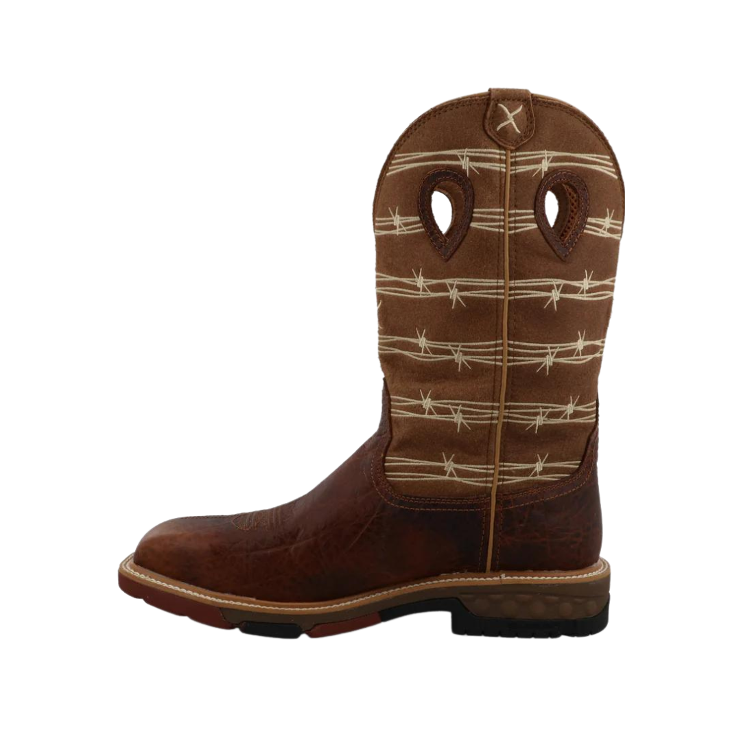 Twisted X Men's Western Work Brown Boot