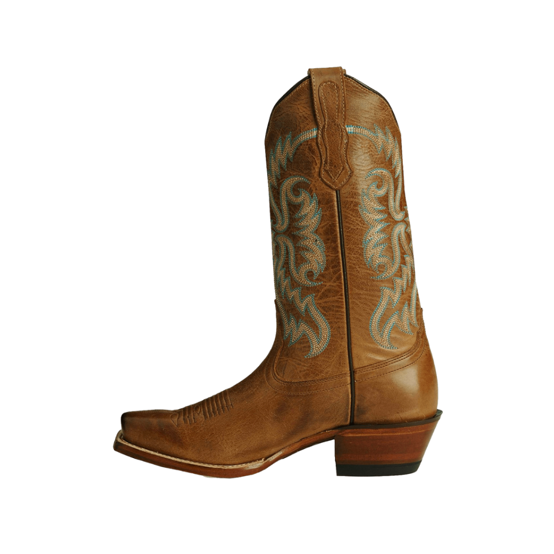 Nocona Women's Bluebonnet Snip Toe Tan Boots