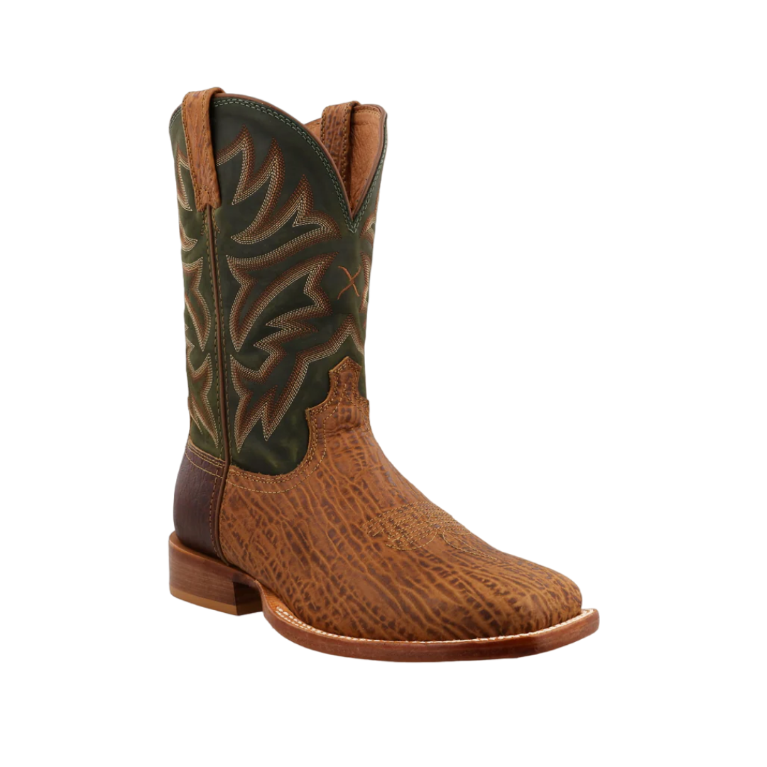 Twisted X Men's Peanut Olive Branch Brown Boots