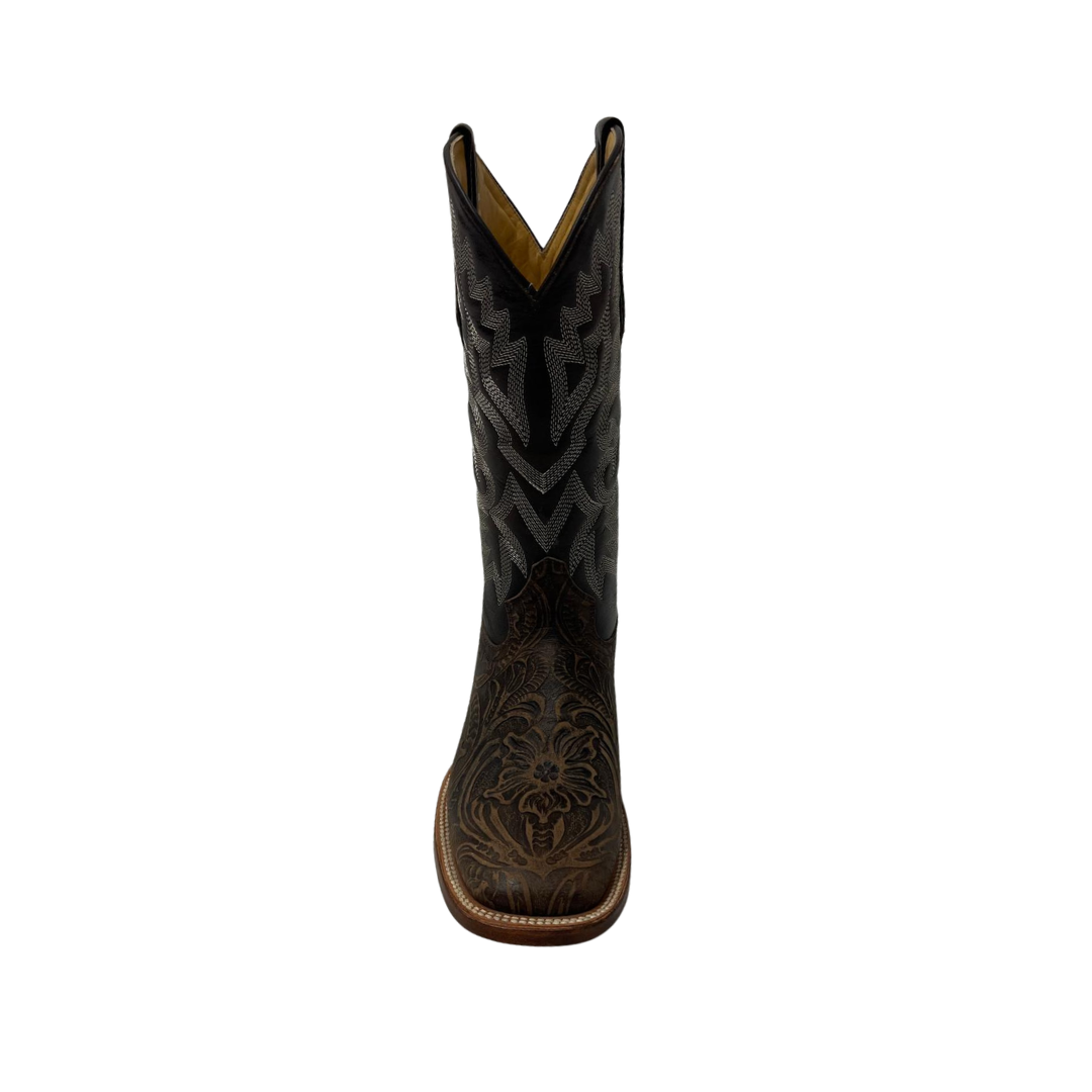 Pecos Bill Men's Western Square Toe Brown Boots