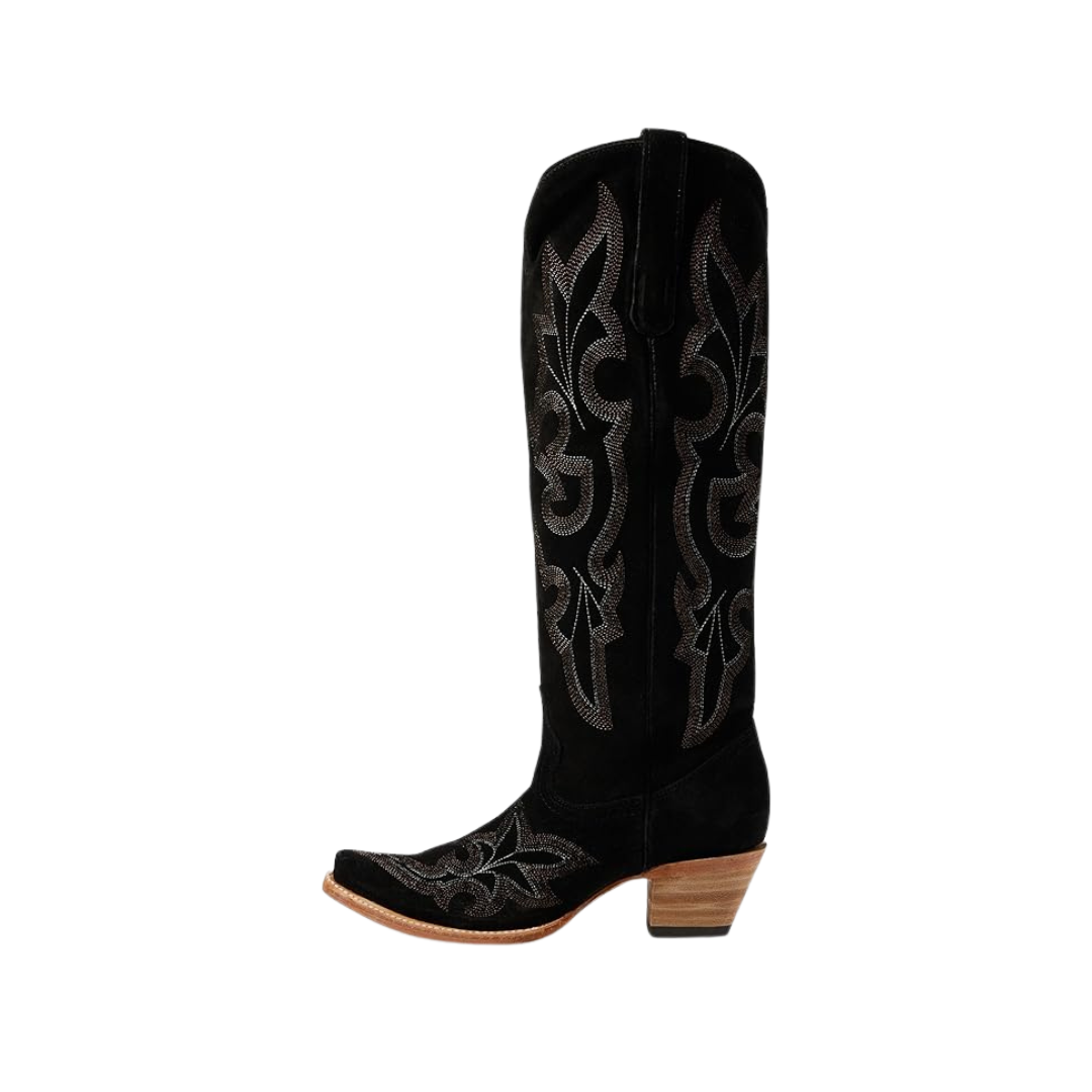 Corral Boots Women's Suede Western Black Boots