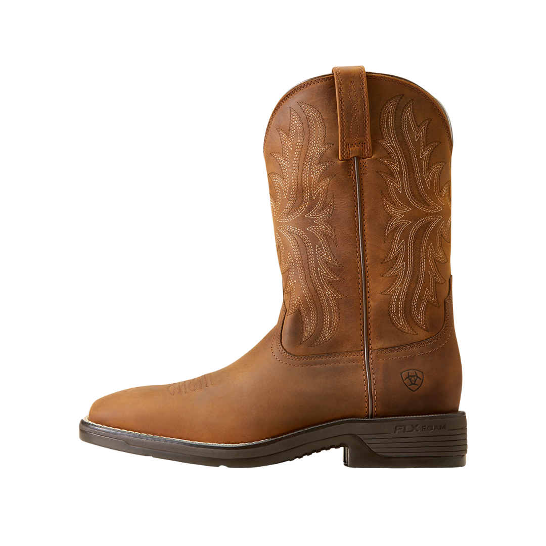 Ariat Men's Performance Oily Distressed Tan Western Boots