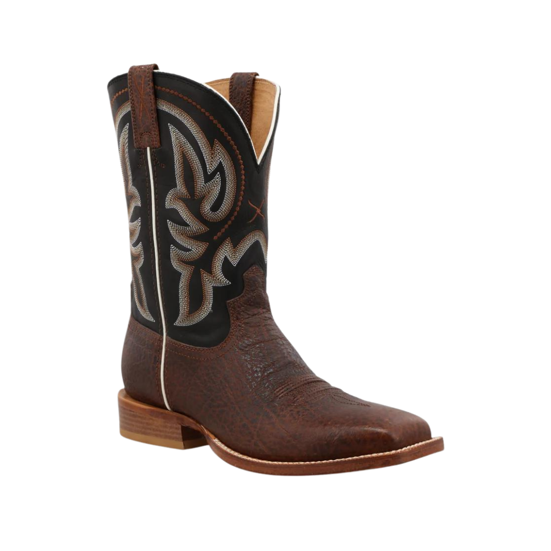 Twisted X Men's Elephant Print & Antique Black Boots