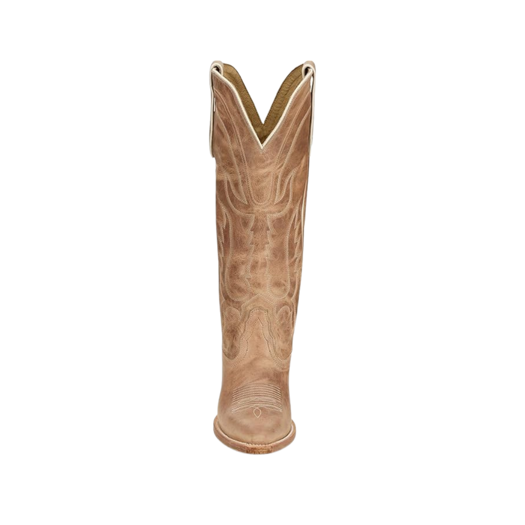 Tony Lama Women's Derby Jess Tall Ivory Boots
