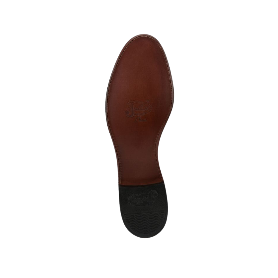 Justin Men's Marble Deerlite Dark Brown Boots