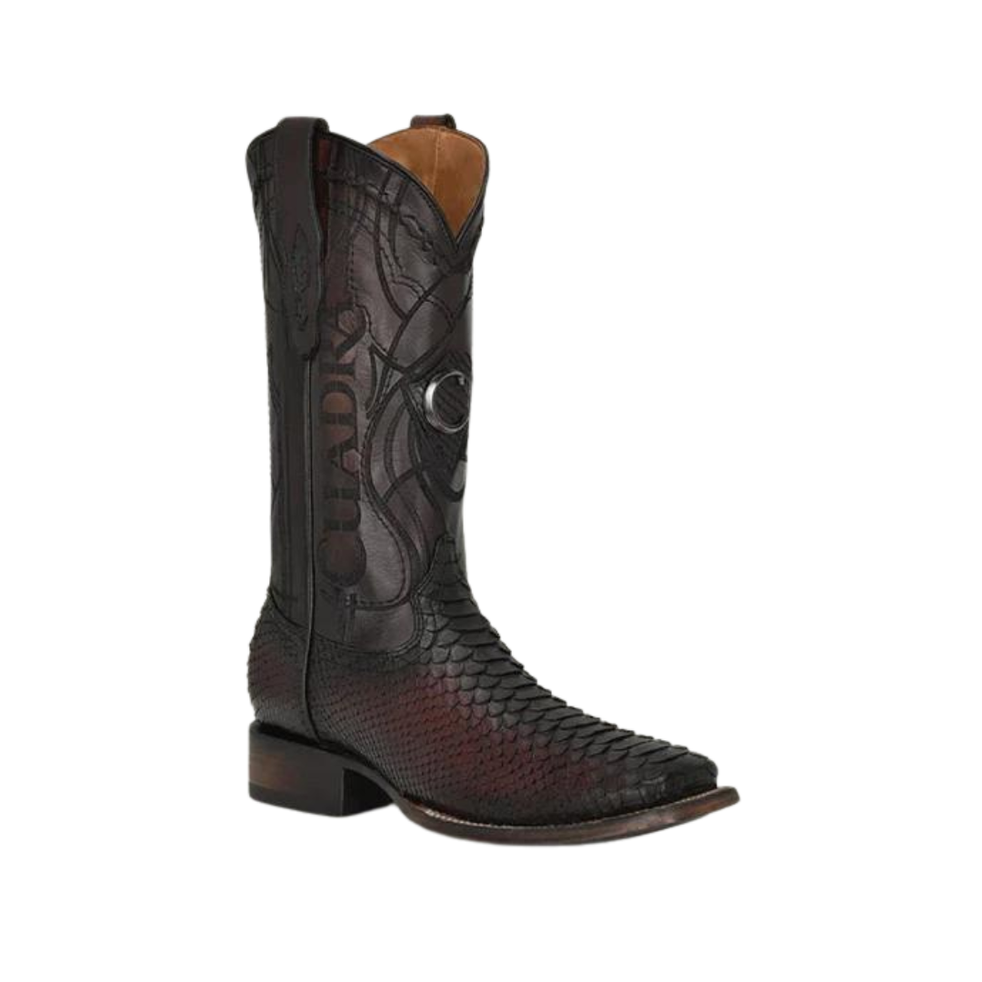 Cuadra Men's Lisboa Cherry Python Boot
